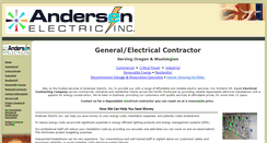 Desktop Screenshot of andersenelectric.com